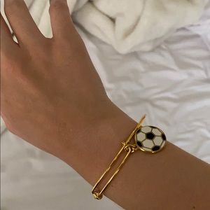 ALEX AND ANI soccer bracelet